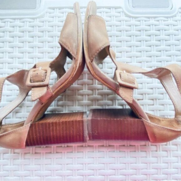 Aldo "Meygan" Genuine Leather Ankle Cutout Sandals US 7​ - Picture 10 of 15